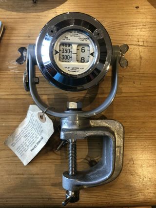 Tapley Meters Ltd.  Decelerometer Vintage Brake Tester For Renovation Clamp On