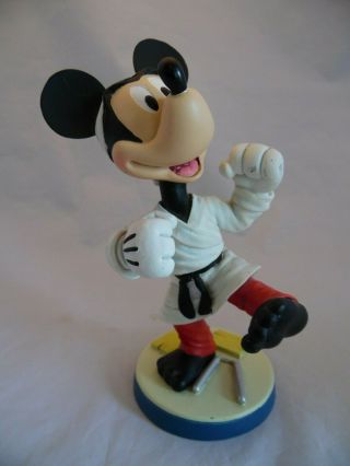 Walt Disney Authentic Disney Parks Mickey Mouse Karate Bobble Head