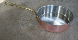 Vgc Vintage Williams Sonoma France Copper 10 " Saute Pan