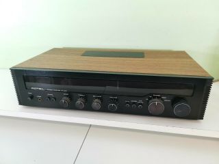 Rotel Rx - 202 Vintage Wood Trim Stereo Receiver Amplifier Amp Fully