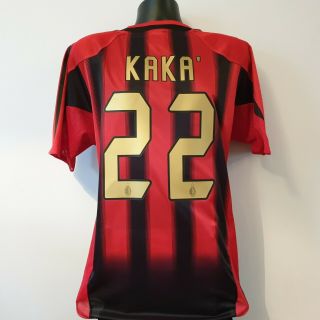 Kaka 22 Ac Milan Shirt - Large - 2004/2005 Home Retro Vintage Jersey Football