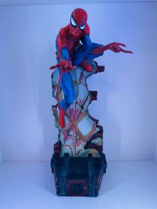 Spider - Man Comiquette Statue Sideshow Collectibles Marvel,  No Box