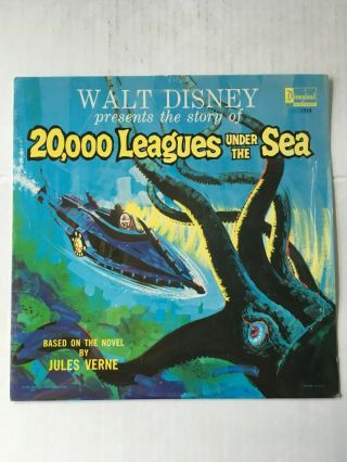 Walt Disney 20,  000 Leagues Under The Sea - Vinyl Lp Soundtrack