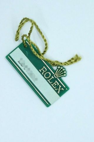 100 Authentic Vintage Rolex Big Crown Watch Swimpruf Green Swing Hang Tag