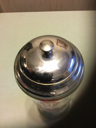 Pepsi Cola Glass Straw Dispenser 2