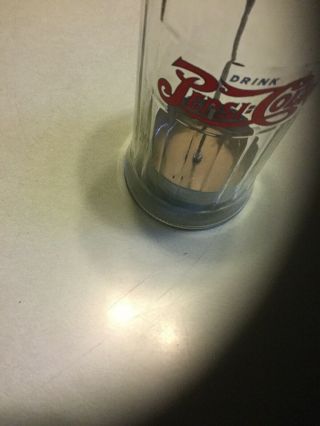 Pepsi Cola Glass Straw Dispenser 3