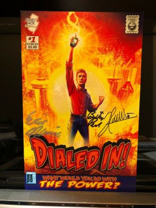 Autographed Jersey Jack Dialed In Pinball Comic Book Signed By Pat Lawlor