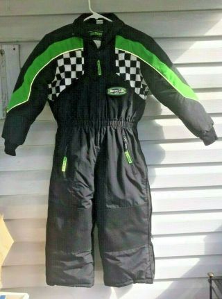 Vintage Arctic Cat 90s Arcticwear One - Piece Snowmobile Suit Kitty Neon Childs