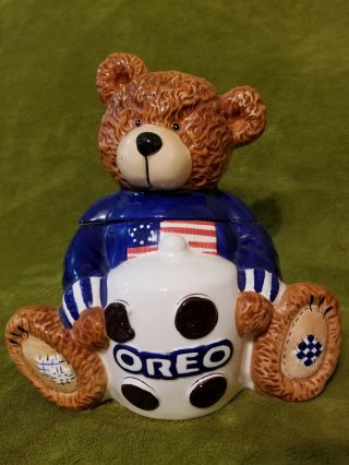 Oreo Cookie Jar / Teddy Bear / 2002