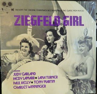 Ziegfeld Girl (1940s Musical) Soundtrack Vinyl,  Lana Turner,  Judy Garland