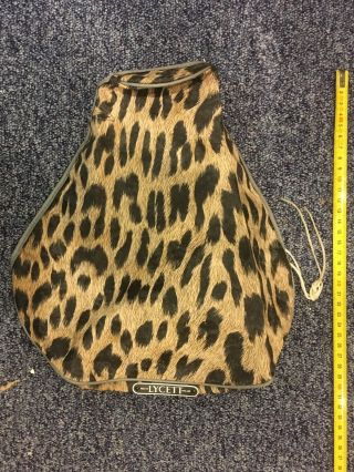 Vintage Nos Lycett Bicycle Leopard Print Seat Cover 60s Ulma