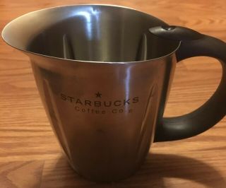 Starbucks Barista Stainless Steel Milk Frothing Pitcher Cup - No Thermometer