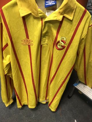 Vintage Galatasaray Home Football Shirt Size L Season 92/94 Long Sleeve