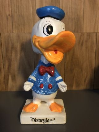 Disney Donald Duck Disneyland Bobblehead Vintage Japan