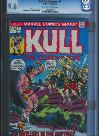 Kull The Conqueror 7 Cgc 9.  6 Off White To White Pages.  Unrestored