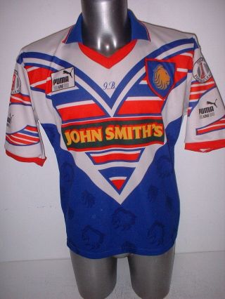 Great Britain Puma Adult Medium Vintage Shirt Rugby League Jersey Top John Smith