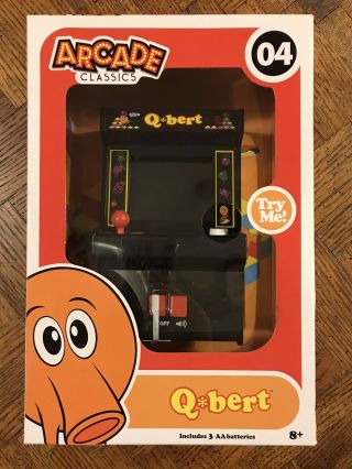 Arcade Classics Q Bert Retro Mini Arcade Game 04 Basic Fun Box