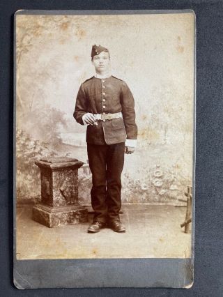 Victorian Photo: Cabinet Card:military
