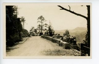 Wildcat Point Colorado Rppc Lookout Mountain Model Ts On Dirt Road Sanborn Photo