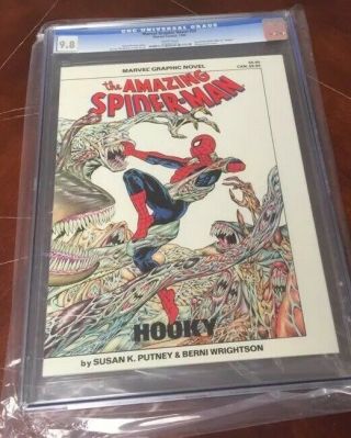 Marvel Graphic Novel 22 Hooky Spider - Man Cgc 9.  8