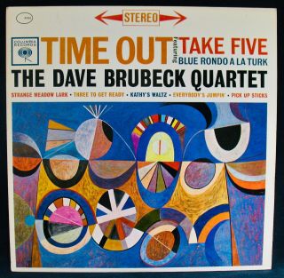 Dave Brubeck Quartet Time Out • Take Five A Classic Jazz Album Columbia Pc 8192