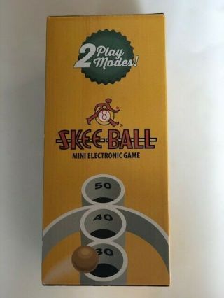 Basic Fun Miniature Skee Ball Mini Electronic Skill Game Arcade Table Top 2