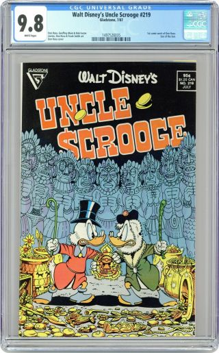 Uncle Scrooge 219 Cgc 9.  8 1987 1497526035