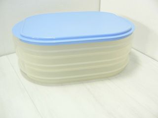 Vintage Tupperware Set Of 3 Fridge Stackables Deli Lunch Meat Cheese 2576,  Lid