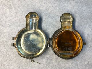 Vintage Faberge Cavale Pure Parfum 1/2 Oz Bottle Perfume W/metal Case