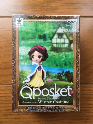 Q Posket Disney Characters Petit Snow White Winter Costume Figure Qposket Japan