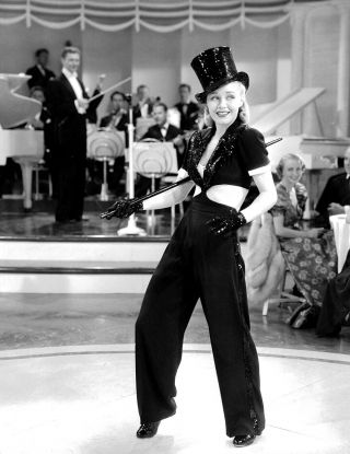 1937 Ginger Rogers B/w Movie Promo Photo (celebrities)