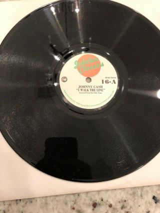 Reissue 78 rpm G Chandler DUKE OF EARL/J Cash I WALK THE LINE Jukebox Hit 3