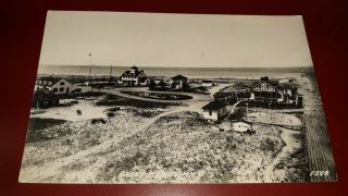 1950 Us Coast Guard Station Grand Marais Michigan Rppc Real Photo Postcard