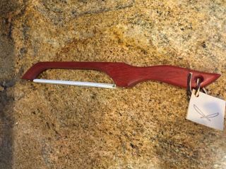 Appalachian Bow Saw Wooden Bread Knife Hand Crafted By Robert Linn