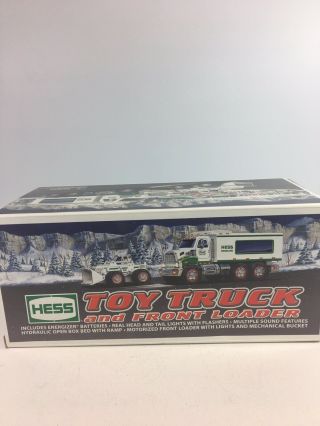 2008 Hess Toy Truck Toy Truck And Front Loader Collectible