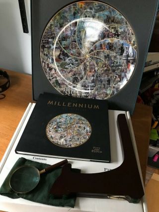 The Millennium Time Tapestry Plate & Book Ltd.  Edition 1044 Of 2000 Fitz & Floyd