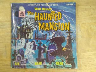 Vintage 1970 Walt Disney The Haunted Mansion A Disneyland Record And Book