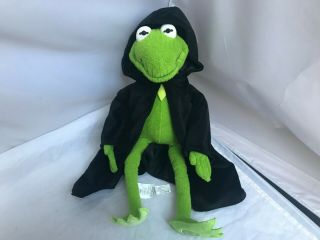 Disney Store Muppets Kermit Frog Most Wanted Constantine Plush Cape 17” Euc