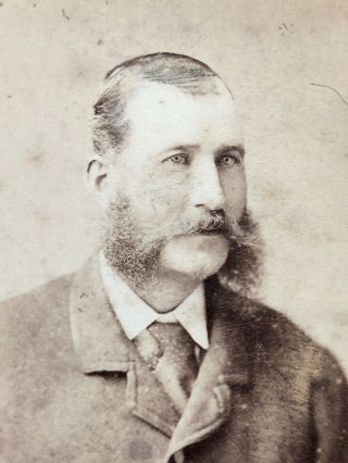 Victorian Carte De Visite CDV: Gentleman Named Hodge: Chaffin & Son: Taunton 2