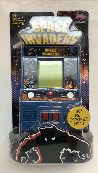 Space Invaders Mini Handheld Arcade Game -