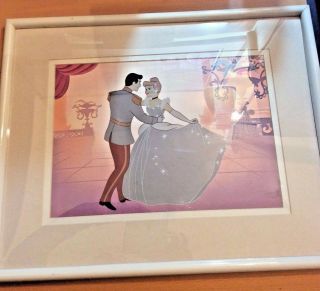 Cinderella Disney Classic Artwork " Magic At The Ball " Frame Lithograph 3663
