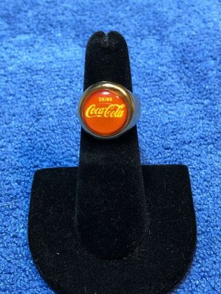 Coca Cola Ring,  Sizable & Bonus Phantom Ring