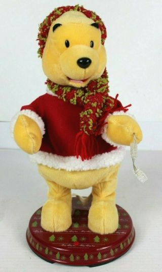 Gemmy Snowflake Spinning Winnie The Pooh Disney Christmas Holiday Decor 15 "