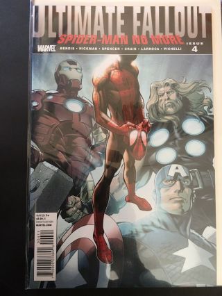 Marvel Comics - Ultimate Fallout Spider - Man No More Issue 4 1st Variant Nm/vf