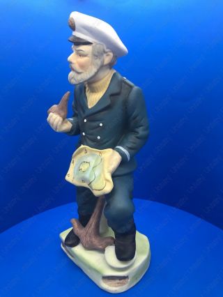Vintage Collectible Captain / Sailor /Sea Ship Figurine Approximately 10”tall 3