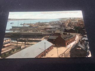 Halifax Harbour Nova Scotia Canada Posted Colour Canadian Postcard V & Sons