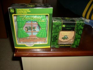 Have A John Deere Christmas Holiday Ornament Hanging Tractor Ornament