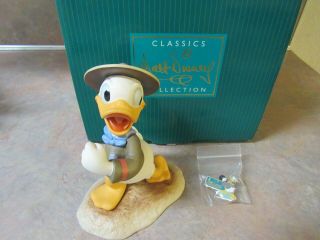 Disney Classics Wdcc Donald Duck Good Scouts " Happy Camper " Figurine