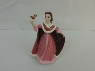 Schmid Beauty And The Beast Belle Musical Figurine Enchanted Christmas