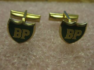 Rare Vintage B P Logo British Petroleum B P Cuff Links